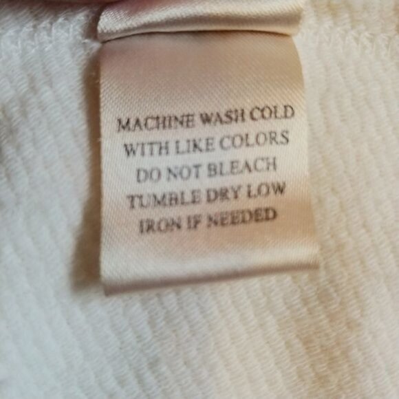 Dylan by True Grit NWT Thermal Tunic Top Womens Medium Asymmetric Hem Ivory - Picture 7 of 7